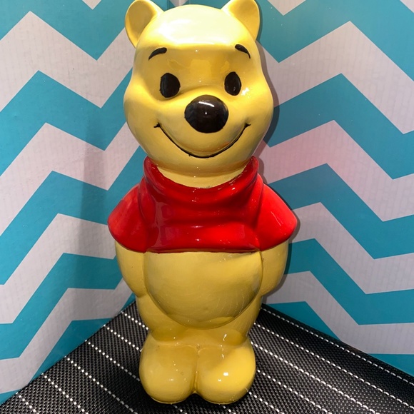Disney Winnie The Pooh Hand Painted Ceramic 9” Figure - Picture 1 of 2